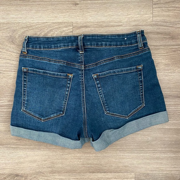 Blue Denim Shorts - Picture 2 of 3